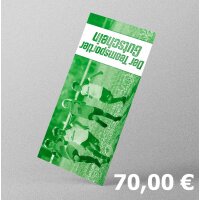 70,00 € Gutscheinkarte