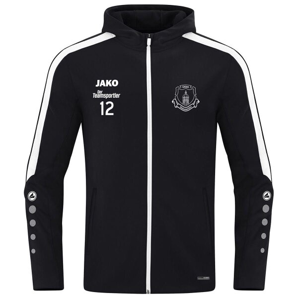 Kapuzenjacke Power 128 Schwarz