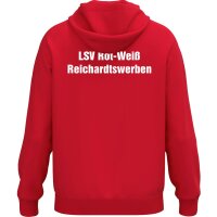 Kapuzensweat One Cotton 140 Rot